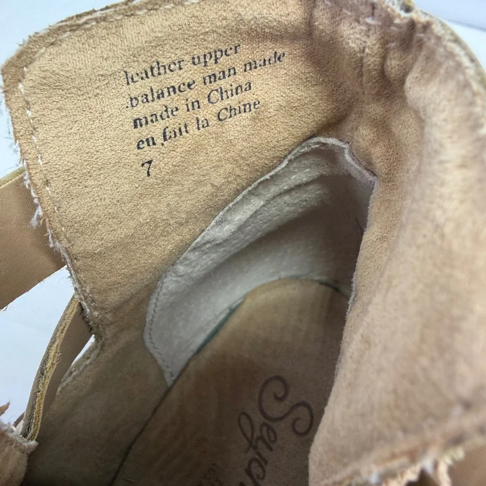 Seychelles leather wedge